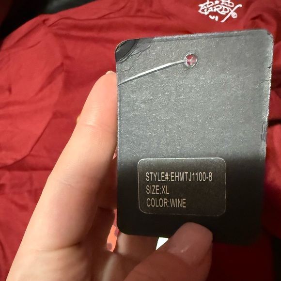 Ed Hardy Vibrant Red Graphic Tee - Picture 5 of 5